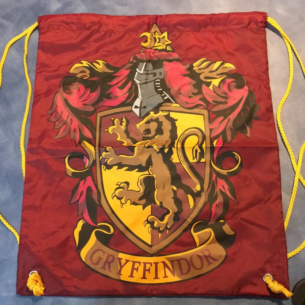 NWT Gryffindor drawstring backpack